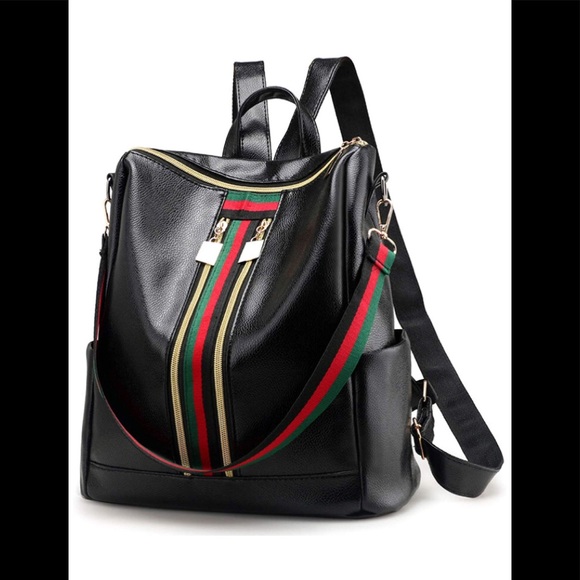 Handbags - NWT Leather Waterproof Backpack Purse